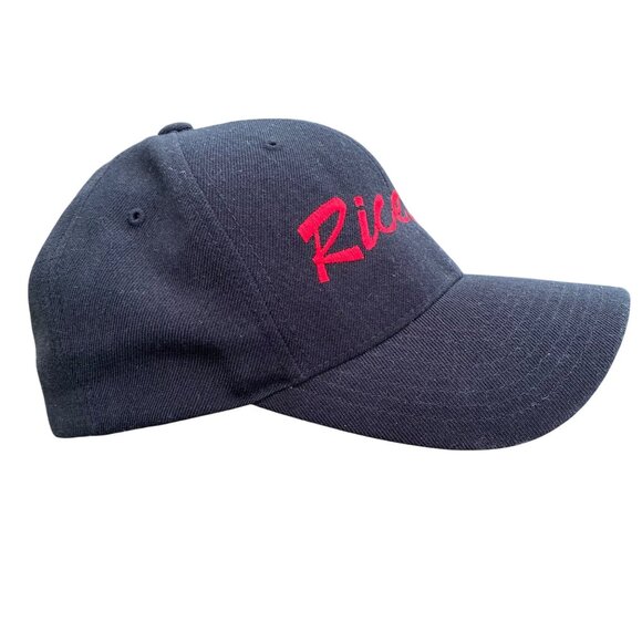 Rice St. Embroidered Black Snapback Hat Red Lettering St. Paul MN Pacific Pro - Picture 3 of 6